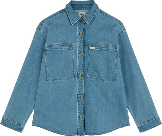 Lee Jeans Utility Overshirt   Blue   XS