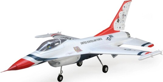 Horizon E-Flite F-16 Thunderbirds 70mm EDF BNF AS3X SAFE