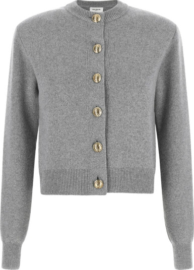 Balmain Dame Strikkevarer Grå S, Balmain Dame Strikkevarer Grå S,