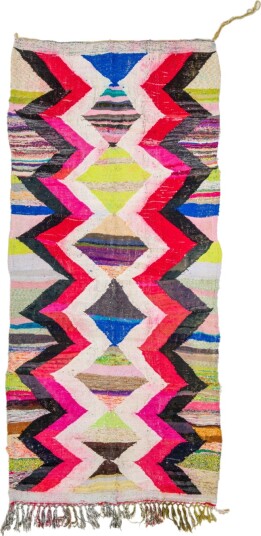 Marokkansk Boucherouite teppe 135 x 305 cm Størrelse: 135 x 305 cm
