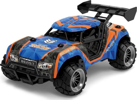TEC-TOY Speed Racing 1:18 Fjernstyrt Bil Blå/Oransje