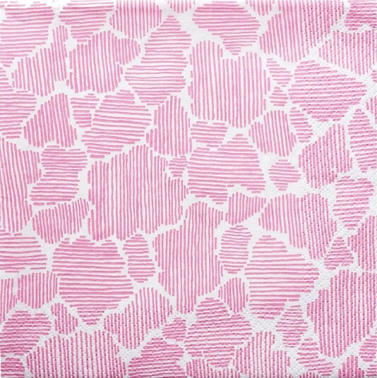 Havi Havi Napkin Hattara   Pink   24X24CM