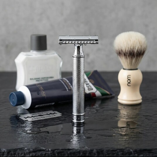 Introsett til tradisjonell barbering INTRO-01-ALO-89-SV
