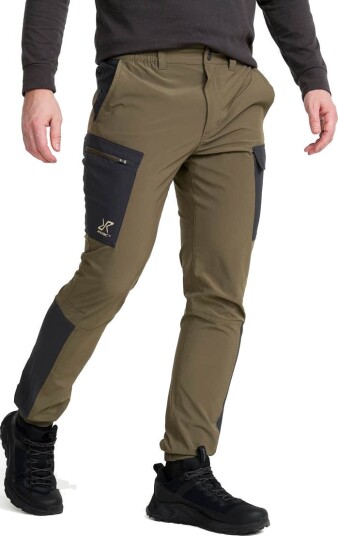 RevolutionRace Turbukse & Fritidsbukse Verge Stretch Cargo Pants Herre Light Moss Gray/Anthracite Størrelse:M