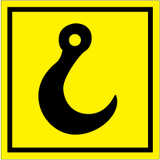 Jo Safety Løftepunkt 50 x mm ark á 10 stk etiketter. 132700