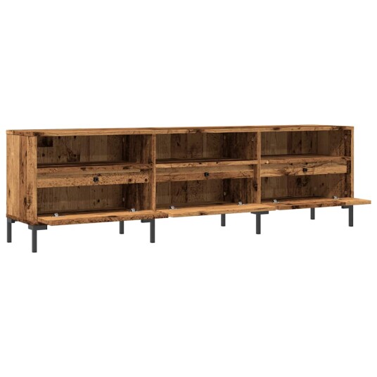 TV-benk gammelt tre 150x30x44,5 cm konstruert tre 8721158444301