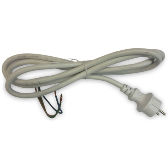 GrøntKlima AS Nettkabel M/plugg 7m 3G1,5mm2 Hvit IP44