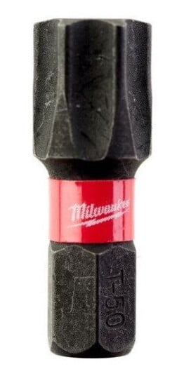 Milwaukee SHOCKWAVE TX50 Skrubits 2-pakning 25 mm for Elektroverktøy