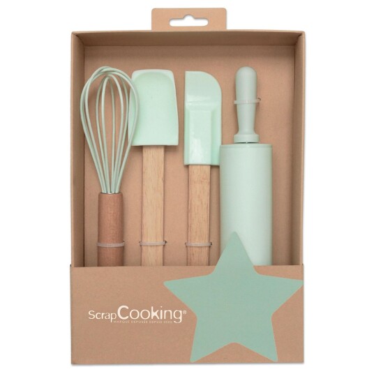 Scrapcooking Bakesett Til Barn 4deler 