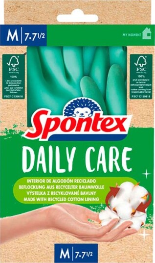 Spontex Daily Care Gummihansker Str. M