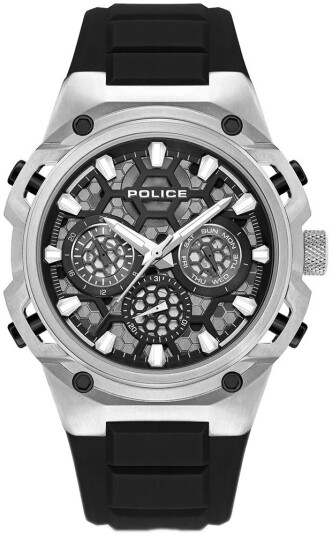 Police Herreklokke PEWGQ0071902 Challenger Sort/Gummi Ø46 mm Police Herreklokke PEWGQ0071902 Challenger Sort/Gummi Ø46 mm
