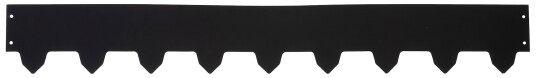 Västbo Gräskantlist Galv/svart 3X119cm höjd 16cm Västbo Gräskantlist Galv/svart 3X119cm höjd 16cm