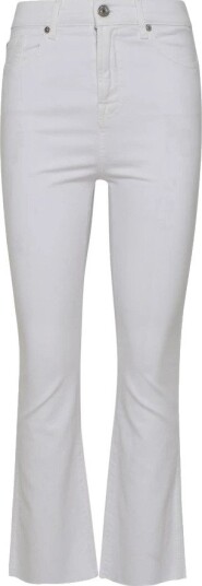7 For All Mankind Dame Jeans Hvit W27,
