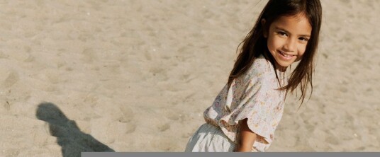 Wheat Shorts Cuba Summer Blue Stripe (122 / 7 år)