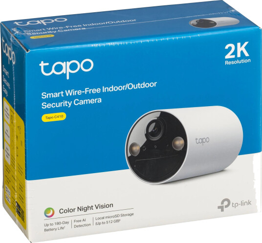TP-Link Tapo C410 Overvåkningskamera 2304x1296 Farge: Hvit