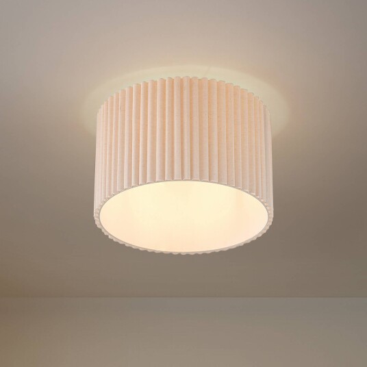 Taklampe Libbie Lindby dimbar Krem