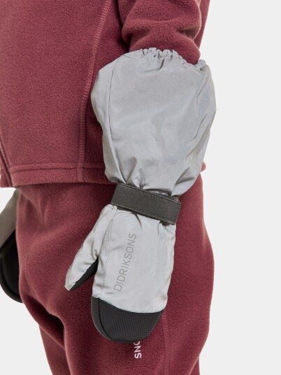 Didriksons Biggles Votter Med Refleks, Silver