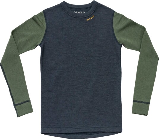 Devold Expedition Merino Shirt Jr Night/forest 14 Devold Expedition Merino Shirt Jr Night/forest 14