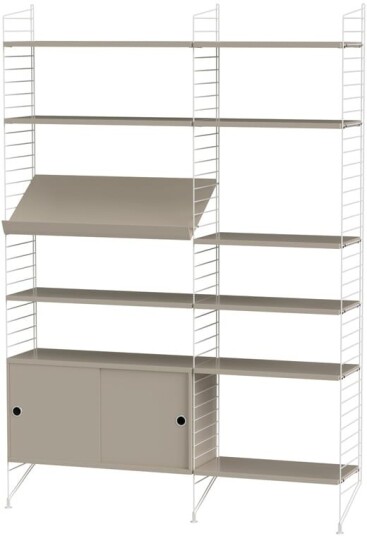 String stue beige & hvit Kombinasjon H