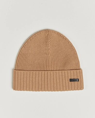 Boss BLACK Fati Wool Beanie Medium Beige Boss BLACK Fati Wool Beanie Medium Beige