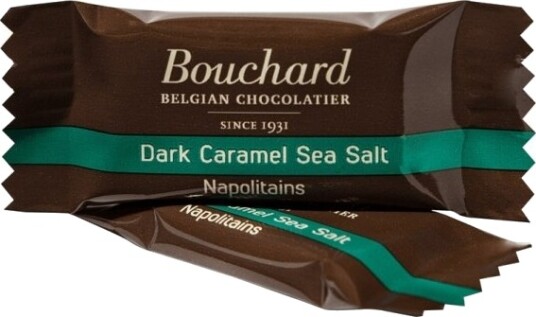 Chokolade Bouchard Caramel + Seasalt Flowpack Pakke På 1 Kg Chokolade Bouchard Caramel + Seasalt Flowpack Pakke På 1 Kg