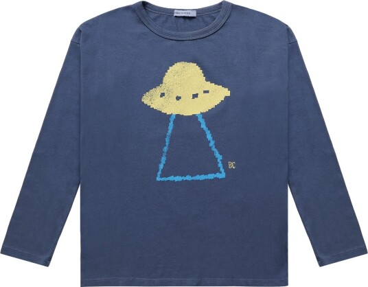 Bobo Choses Bobo Choses Pixel Abduction T Shirt NAVY 134