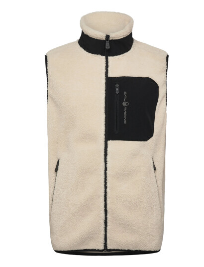 Sail Racing Bowman Pile Vest - Cream - M