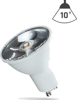 6W LED spot, 10° - 230V, GU10 - Dimbar : Ikke dimbar, Kulør : Varm 6W LED spot, 10° - 230V, GU10 - Dimbar : Ikke dimbar, Kulør : Varm