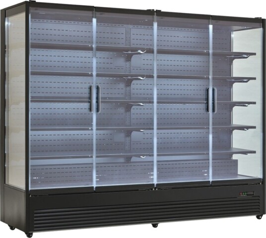 Scandomestic displaykjøelskap multideck 201 cm 4 dører MDC2584BB Scandomestic displaykjøelskap multideck 201 cm 4 dører MDC2584BB