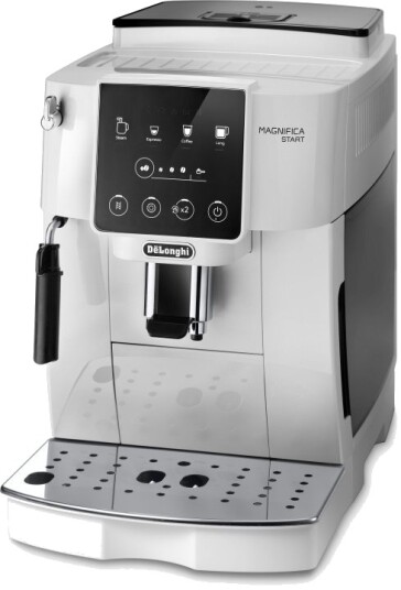 DeLonghi Magnifica Start ECAM220.20.W Automatisk Espressomaskin Hvit med Melkeskummer 15 Bar DeLonghi Magnifica Start ECAM220.20.W Automatisk Espressomaskin Hvit med Melkeskummer 15 Bar