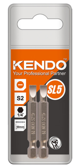 KENDO BITS SL5 50MM 2 STK