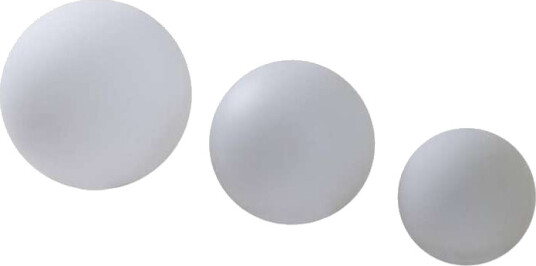 Lindby Lago LED-solcellelampe RGBW, 3er sett kuler