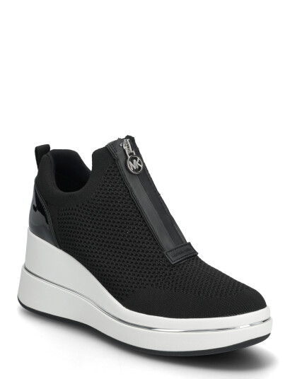 Michael Kors Emmy Wedge Zip Slip On Black 39
