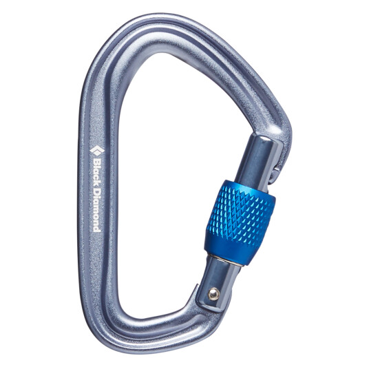 Black Diamond HOTFORGE SCREWGATE CARABINER GRAY Black Diamond HOTFORGE SCREWGATE CARABINER GRAY