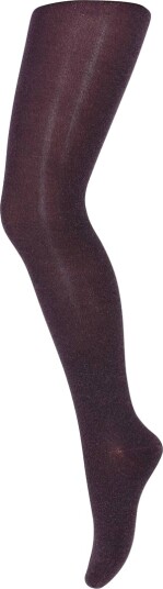 Mp Glitter Strømpe Dark Purple (100 / 3 4 år)