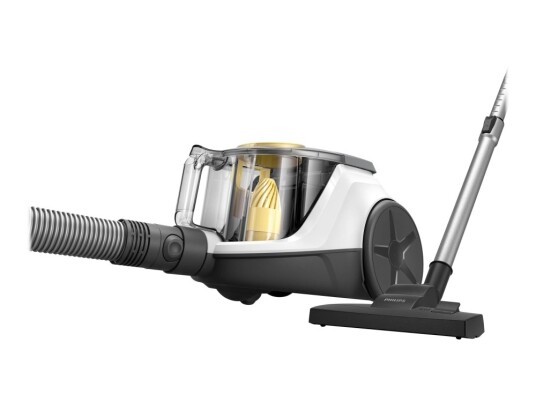 Philips 2000 Series Xb2140  Støvsuger  Kanister  Uten Pose  850 W  Snow White/Yellow