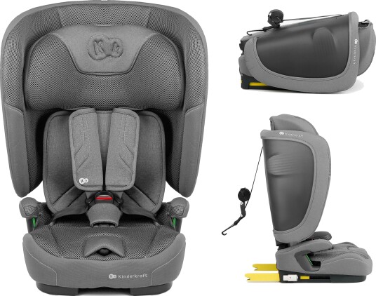Kinderkraft FIX2GO i-Size Bilstol Grey Kinderkraft FIX2GO i-Size Bilstol Grey