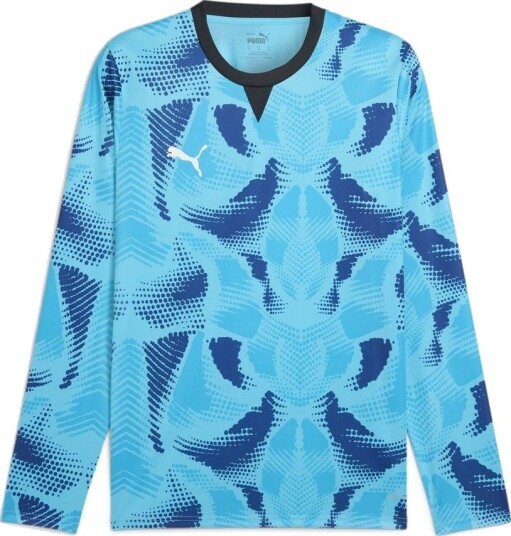 PUMA Keeperdrakt Teamtarget Bright Aqua/PUMA Svart L/S XXL