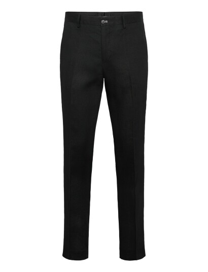Lindbergh Black Linen Pants Black 54