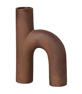 Hector Vase 19 cm Steingods