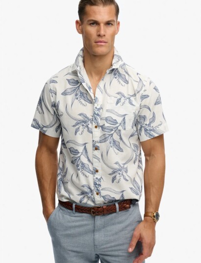 Superdry Vintage Loom S/S Shirt Multi/patterned M Superdry Vintage Loom S/S Shirt Multi/patterned M