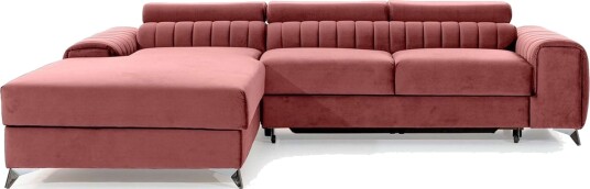 Seksjonssofa Eltap Grayson 278x205x92 cm Velvetmat 24 Venstre