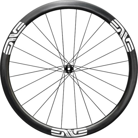 ENVE SES 3.4 forhjul race 700c center lock disc e-thru 12 x 100mm hvit logo