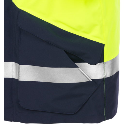 Fristads Vinterparkas GORE-TEX Klasse 3 Varselgul/Marinblå XL