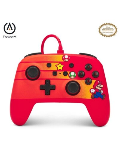PowerA Enhanced Wired Controller for Nintendo Switch - Speedster Mario