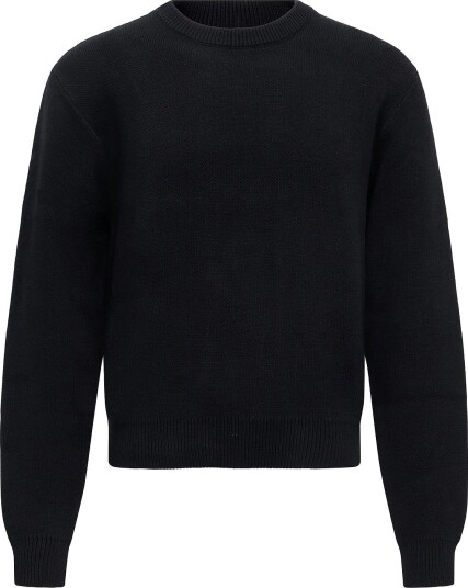 Weekday Virgil Cotton Jumper   BLACK   XS