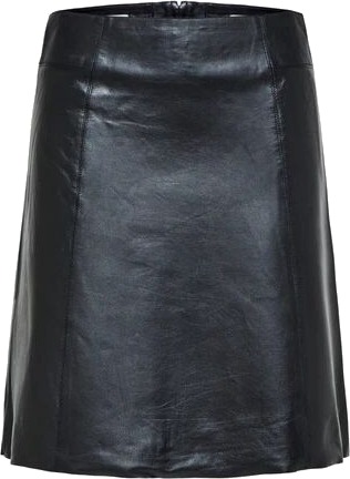 Selected Femme New Ibi Mw Leather Skirt - Black 34 Selected Femme New Ibi Mw Leather Skirt - Black 34