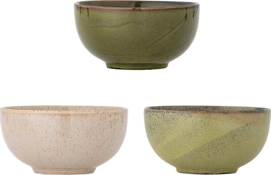 Bloomingville Addison Bowl Khaki green Ø 16 CM Bloomingville Addison Bowl Khaki green Ø 16 CM