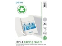 Indbindingsomslag Pavo, A4, transparent, pakke a 100 stk.