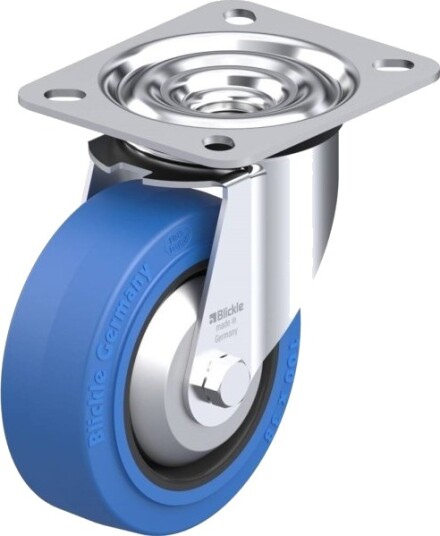 Blickle 374181 Le-Poev 100R-Sb-Fa Hjul, Hjuldiameter 100 Mm, Bæreevne (Maks.) 150 Kg, 1 Stk